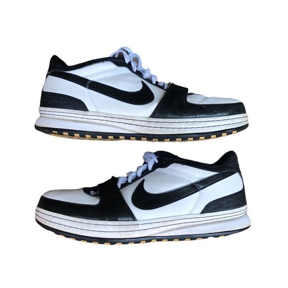 Vintage 2009 Nike LeBron 6 Low ‘Panda’ White Size 13 - Picture 1 of 16